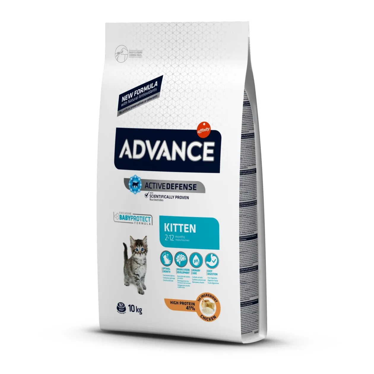 ADVANCE Kitten - Croquettes pour Chaton avec Poulet et Riz 10 kg