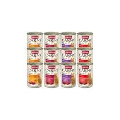 animonda Carny nourriture humide pour chat adulte, assortiment de viandes 12x400 g Pack mix 1
