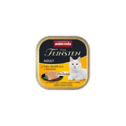 animonda vom Feinsten Adult avec cœur gourmand 32 x 100 g Dinde, bœuf et carotte
