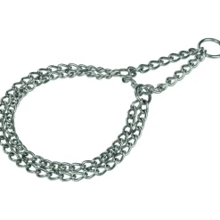 AniOne Collier de chaîne en acier chromé XL
