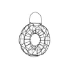 AniOne Distributeur circulaire de nourriture pour boules de graisse