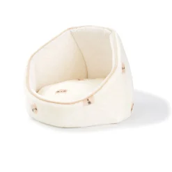 AniOne Grotte pour chat visages chat beige