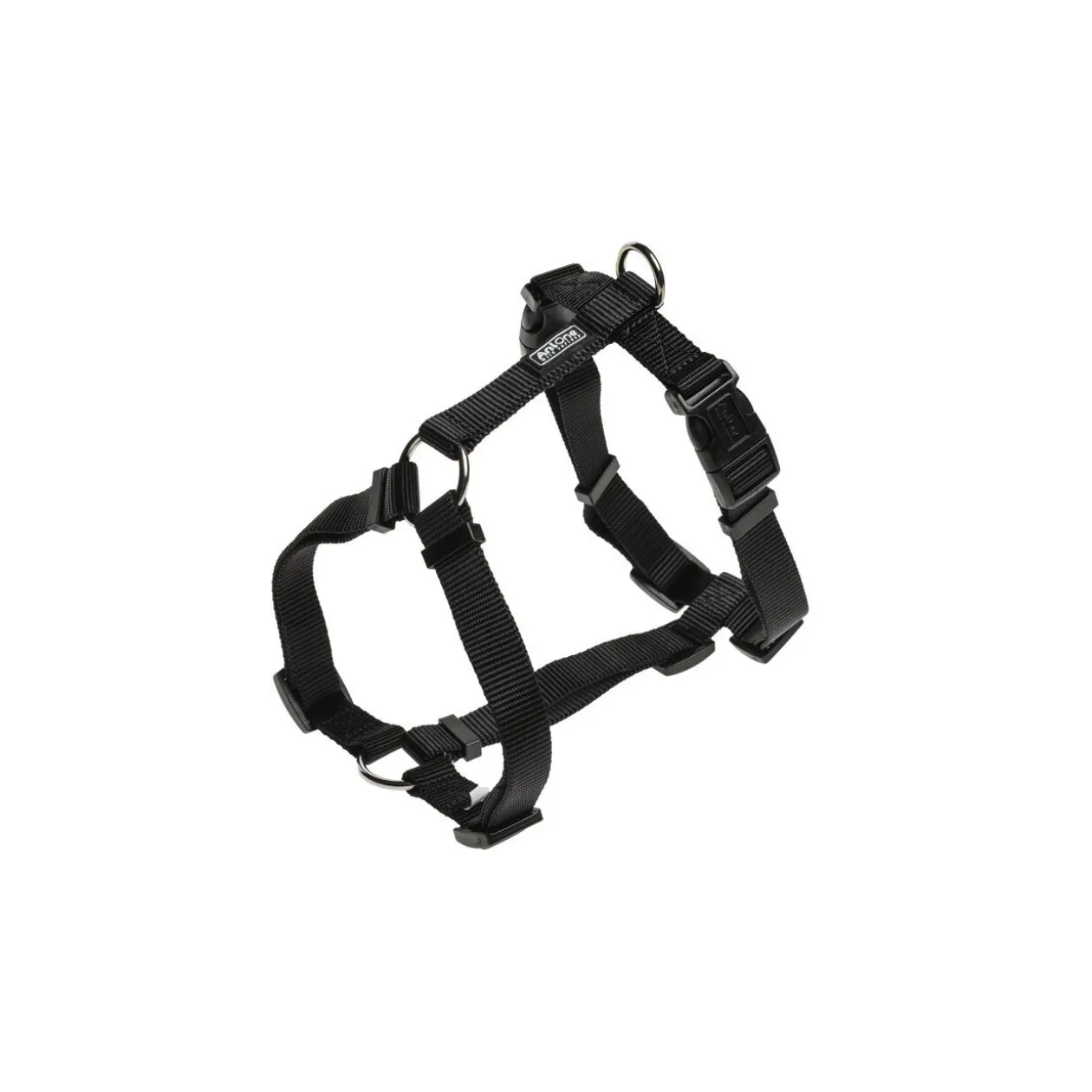 AniOne Harnais en nylon classique noir XS