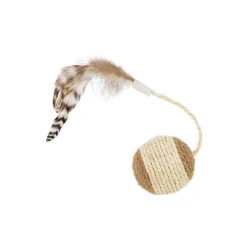 AniOne jouet balle en sisal naturel