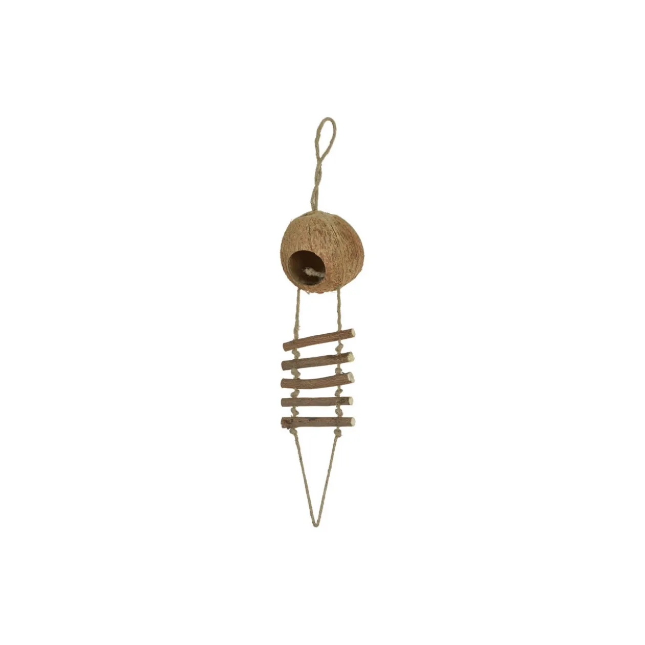 AniOne Maison noix de coco avec échelle 56 cm