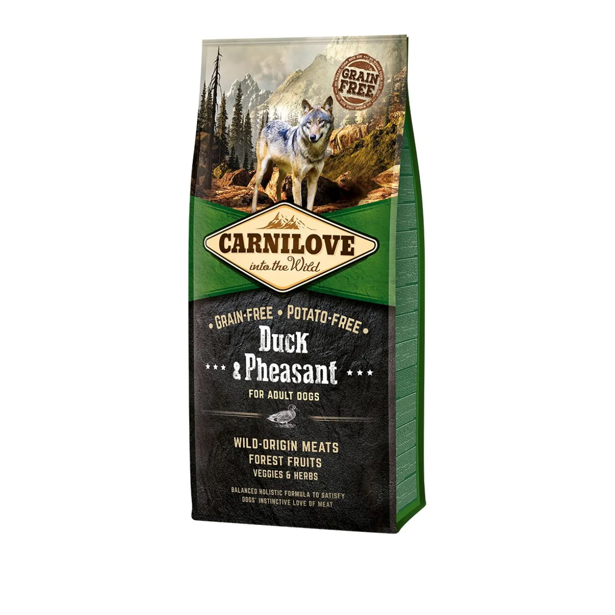 Carnilove Chien Adulte Canard Faisan 12kg