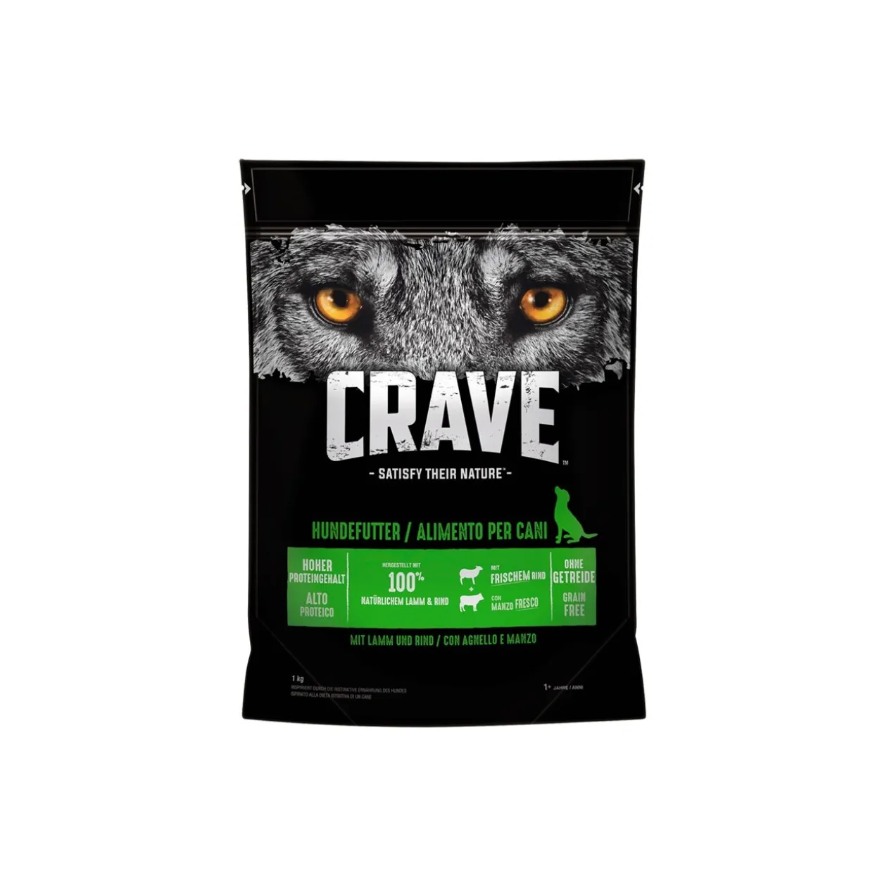 CRAVE à l’agneau et au boeuf 1 kg