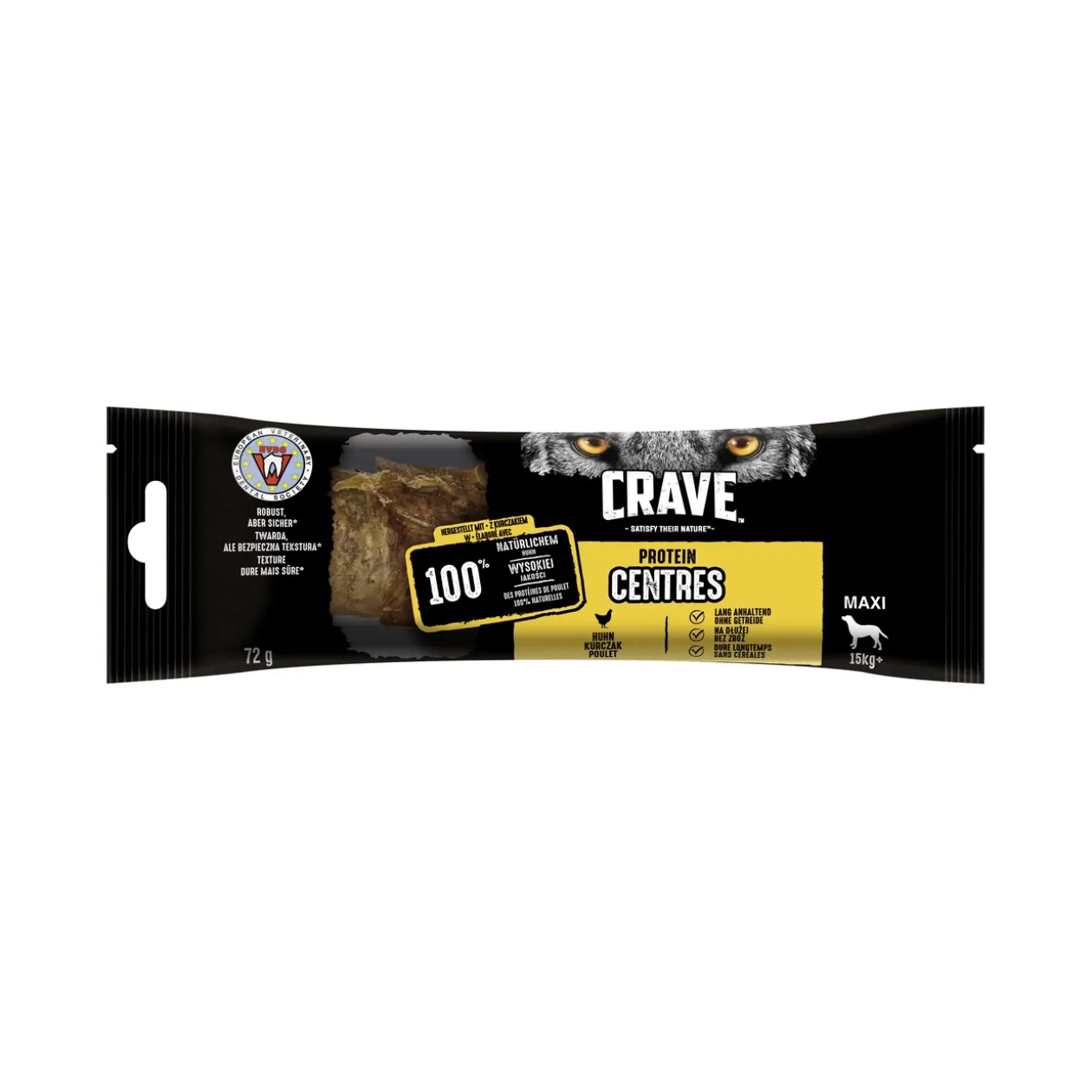 CRAVE Protein Centres Maxi au poulet 15 x 72 g