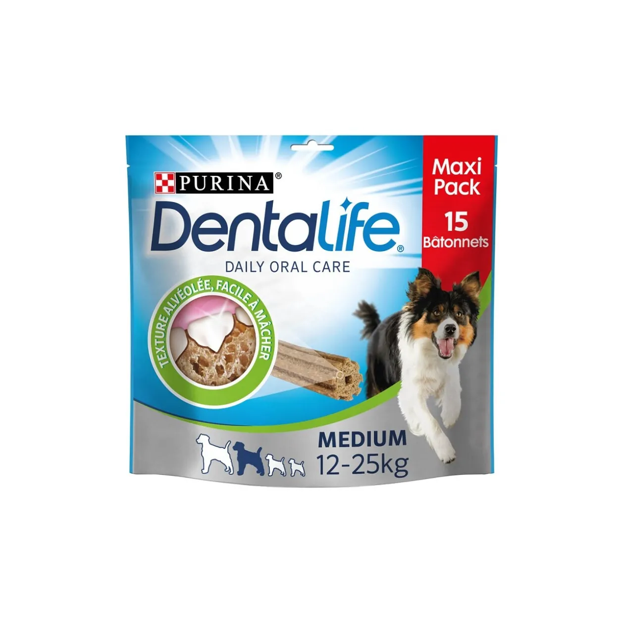 DentaLife Daily Moyen Chien Bâtonnets à mâcher 15 pcs