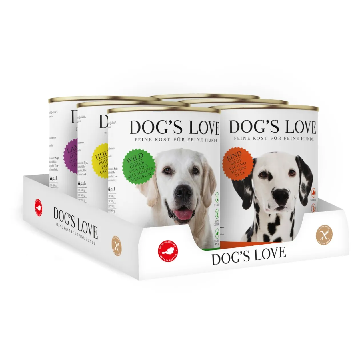 DOG'S LOVE Multipack 6x800g