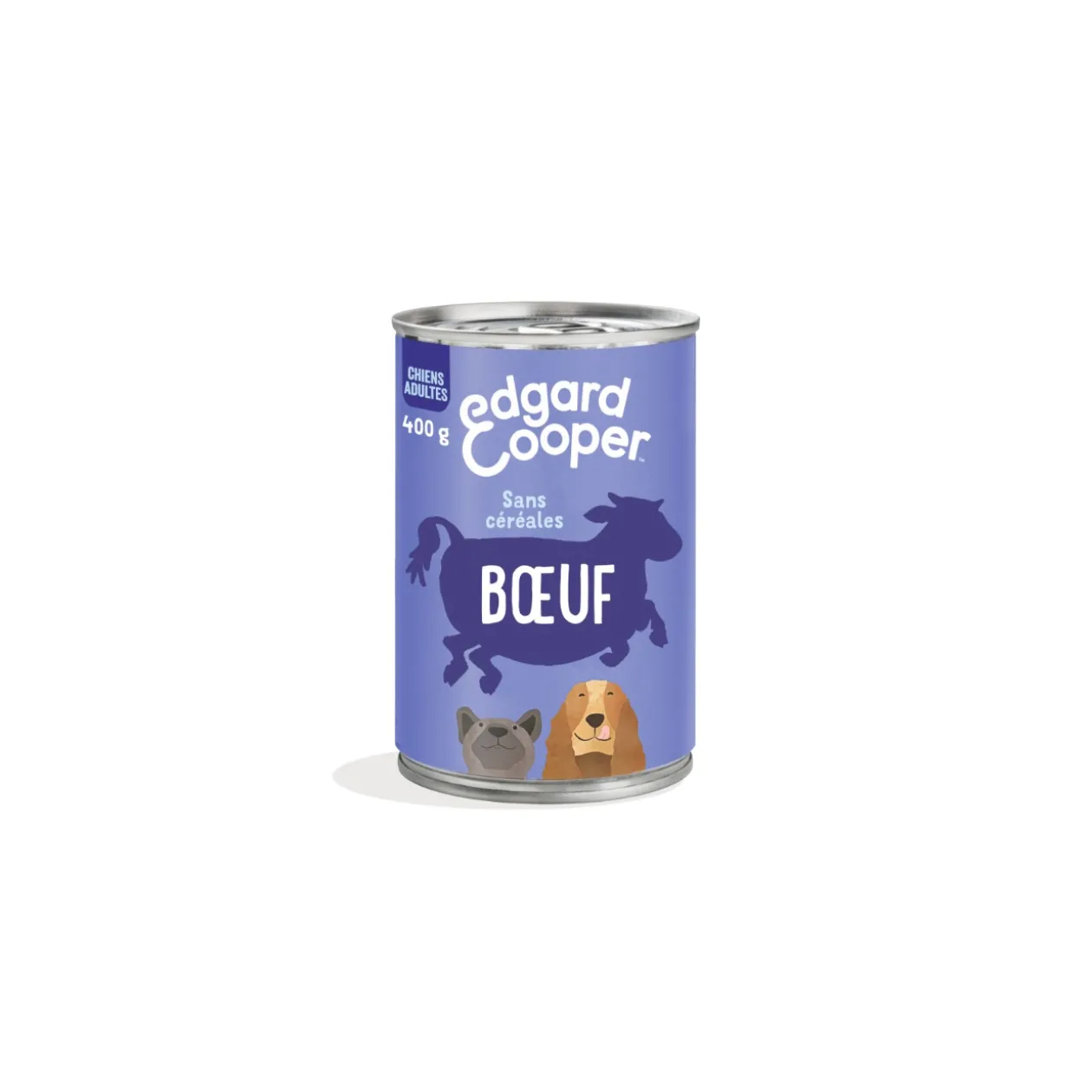 Edgard & Cooper Boîte Chien Adulte Bœuf 6x400 g