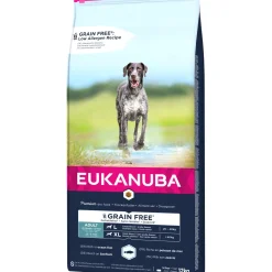EUKANUBA sans céréales au poisson pour grandes races 12 kg