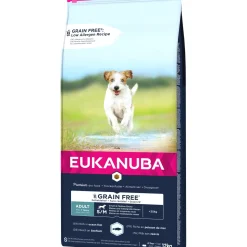 EUKANUBA sans céréales au poisson pour les races de petite et moyenne taille 12 kg 12 kg