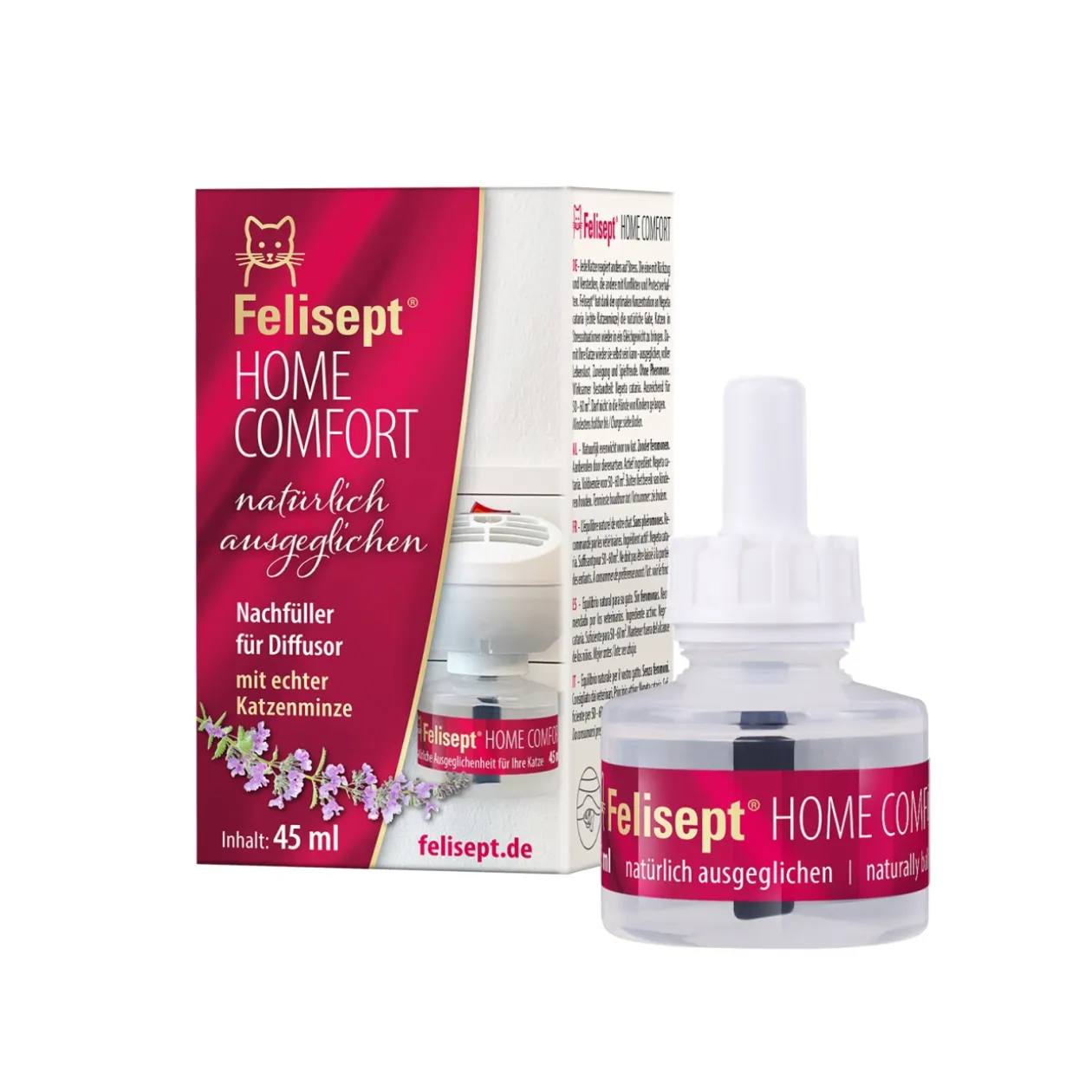 Felisept Flacon de recharge Home Comfort pour chats 45 ml