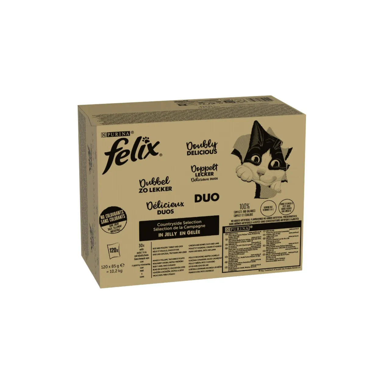 Felix Aussi bon que beau 120x85 g Double friandise