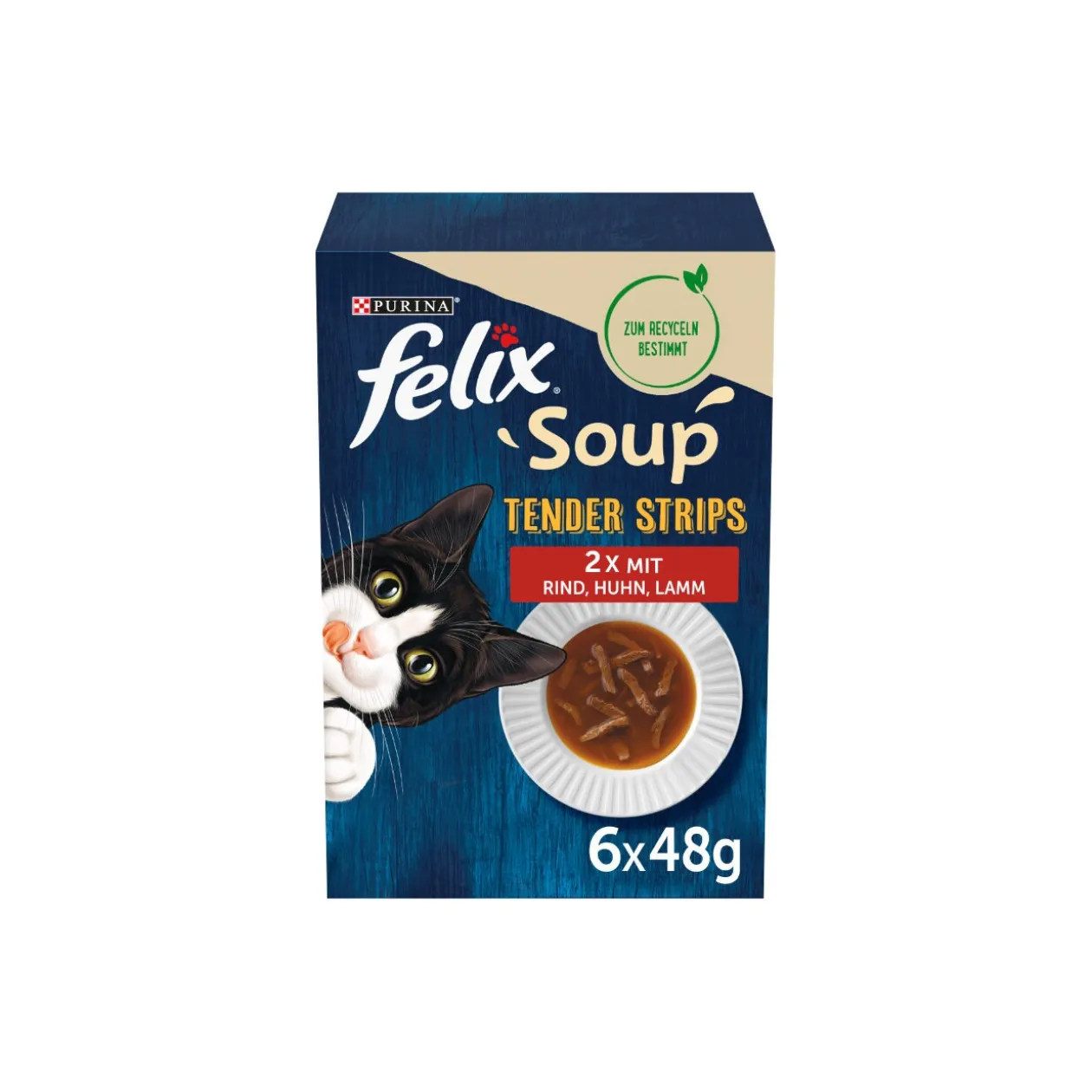 Felix Soup Tender Strips Soupe 4x6x48g