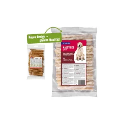 FIT+FUN Bâtonnets à mâcher , tournés 12,5 cm env. 100 pièces 870 g