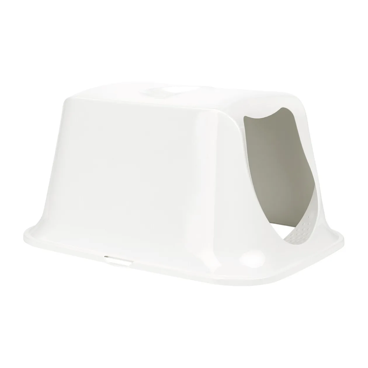 FIT+FUN Couvercle de toilettes pour chat Mix & Match Classic blanc