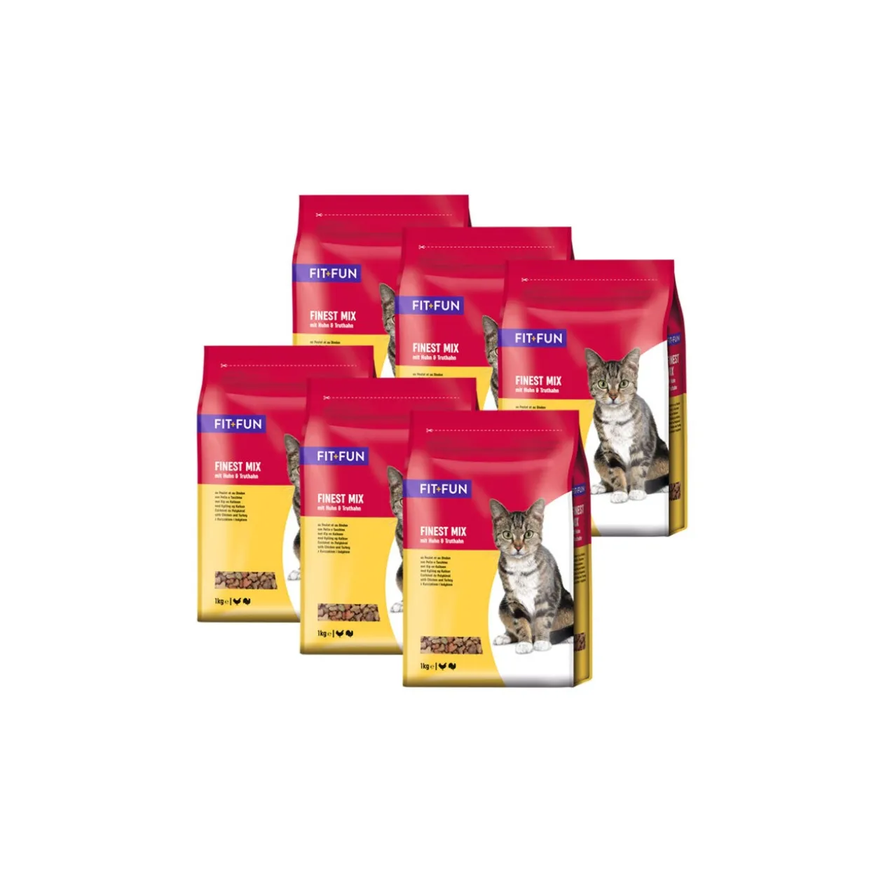 FIT+FUN Mélange Finest 6x1 kg