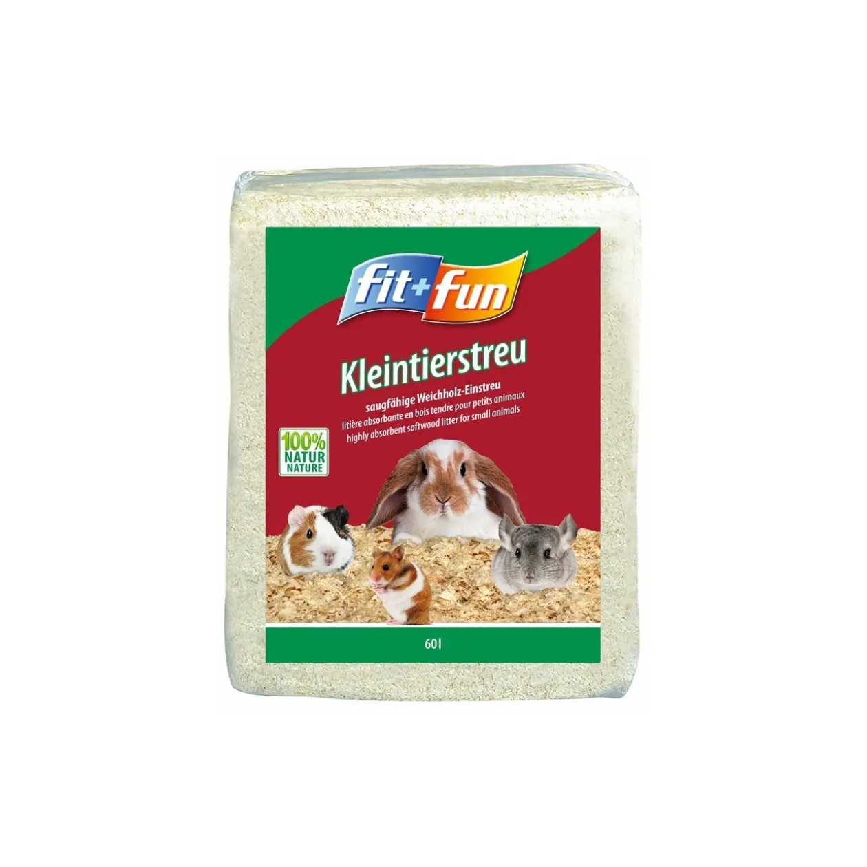 FIT+FUN Paille pour petits animaux 60 l