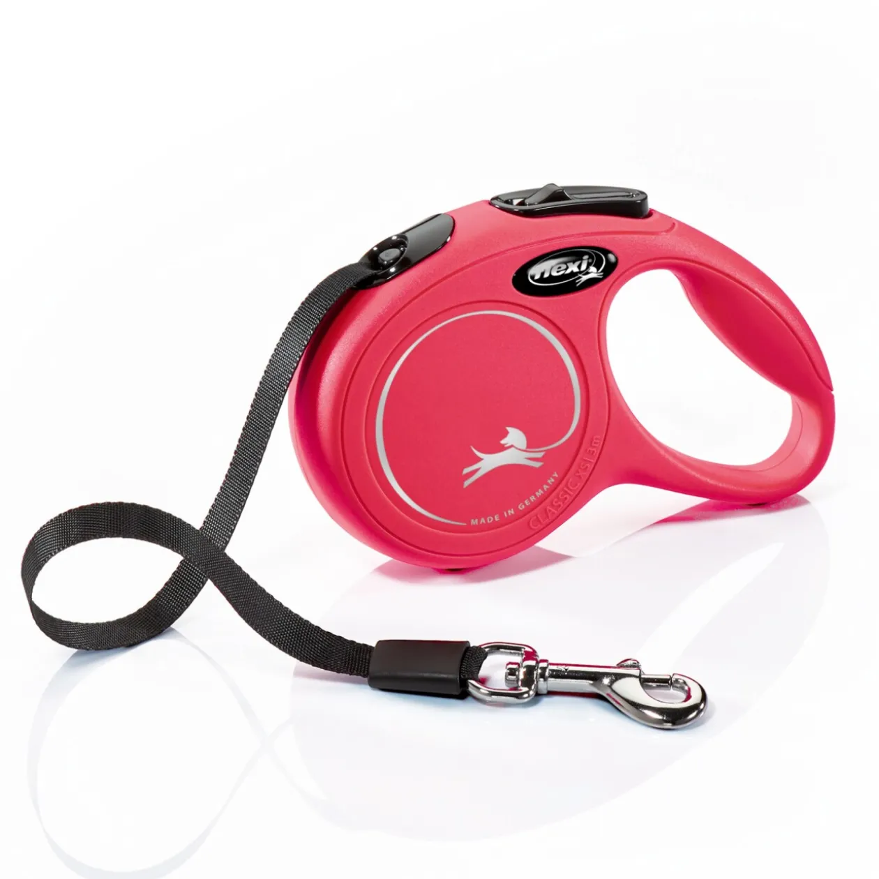 Flexi Laisse New Classic rouge XS, 3 m, 12 kg