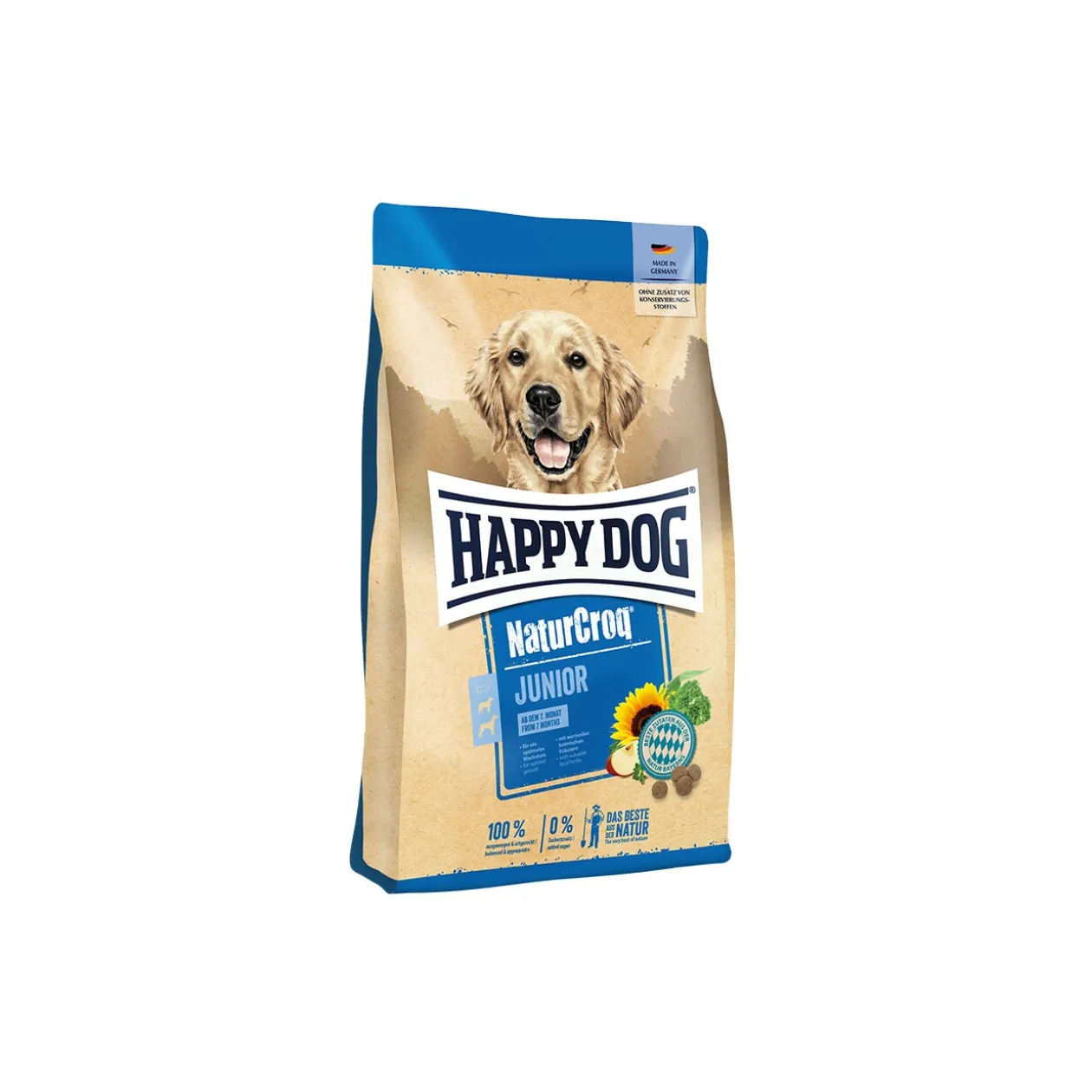 HAPPY DOG Chien Heureux NaturCroq Croquettes Chien Junior 15 kg