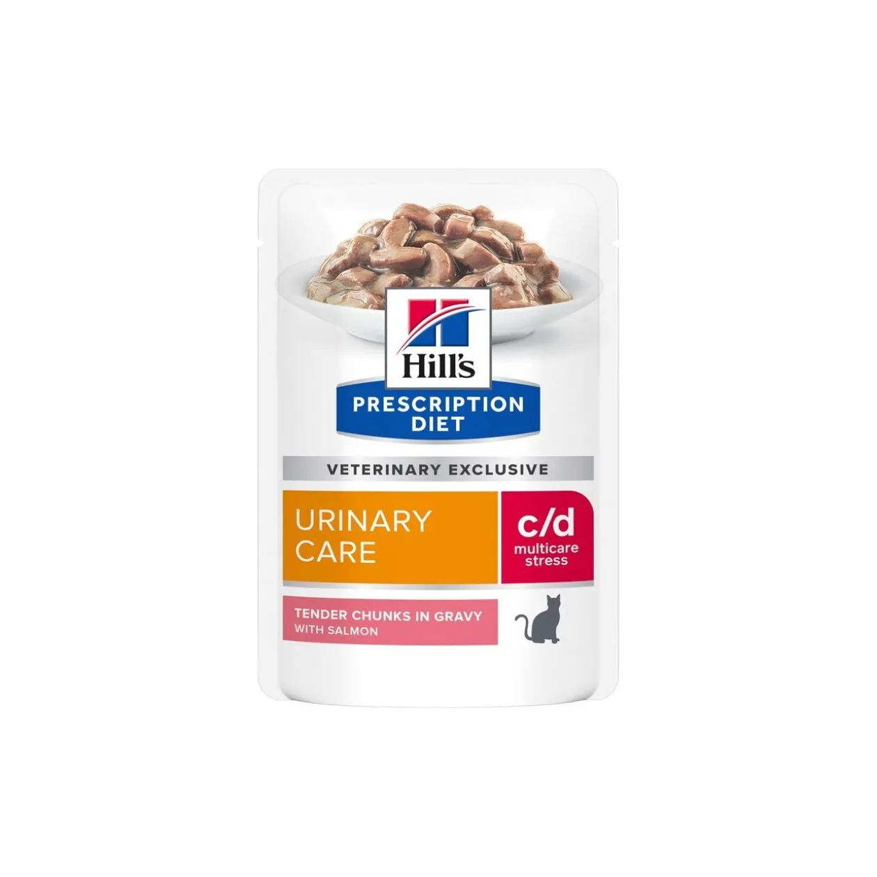 Hill's Prescription Diet c/d Urinary Stress Saumon 12x85 g
