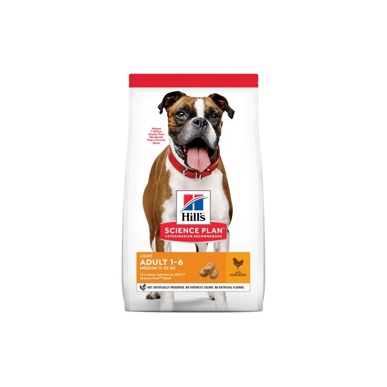 Hill's Science Plan Adult Light Medium au poulet 14 kg