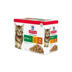 Hill's Science Plan Kitten Multipack Dinde et poulet 12x85 g