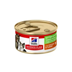 Hill's Science Plan Kitten & Mother au poulet et à la dinde, Tender Mousse 24 × 85 g