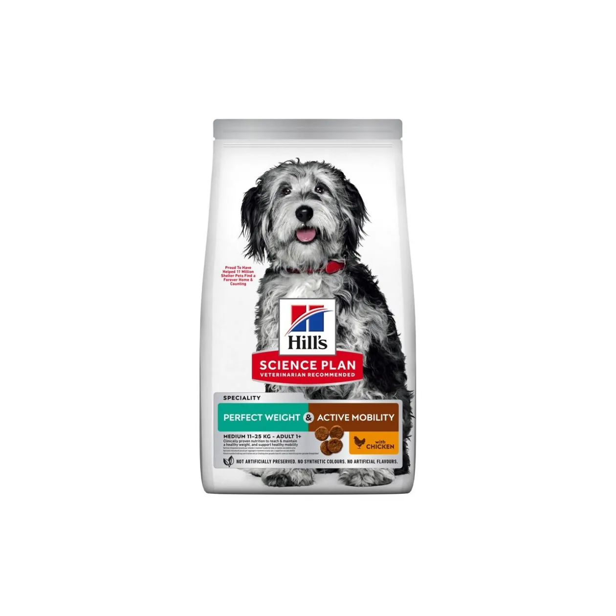 Hill's Science Plan Perfect Medium Weight & Active Mobility au poulet 2,5 kg