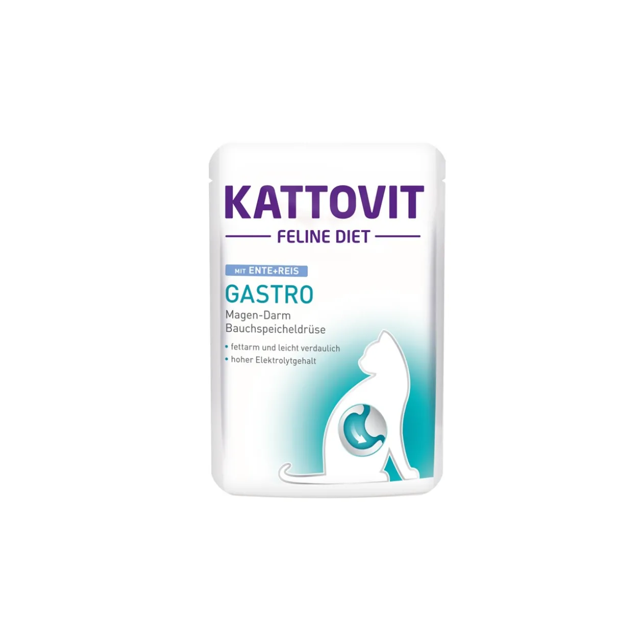 KATTOVIT Feline Diet Gastro Canard et riz 24x85 g