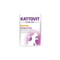 KATTOVIT Feline Diet Sensitive Dinde & Poulet 24x85 g