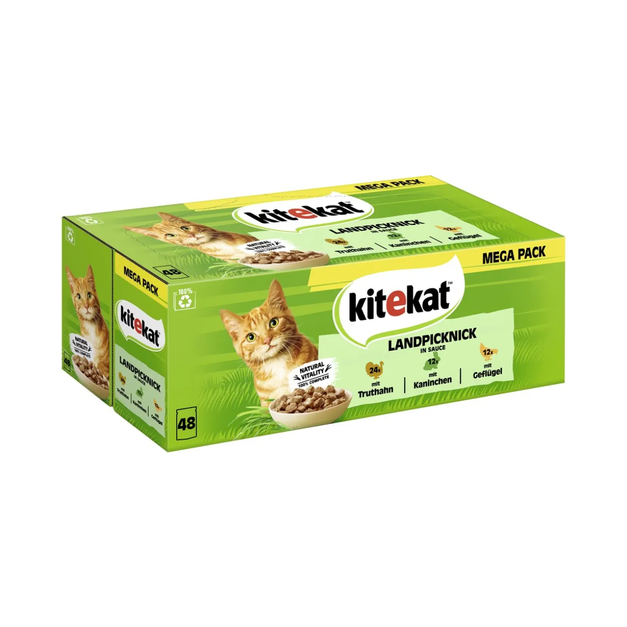 Kitekat Multipack Pique-nique à la campagne en sauce 48x85 g