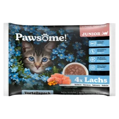 Kitten saumon flowpack 4x85 g