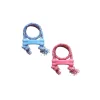 KONG Puppy Goodie Bone avec corde XS bleu/rose