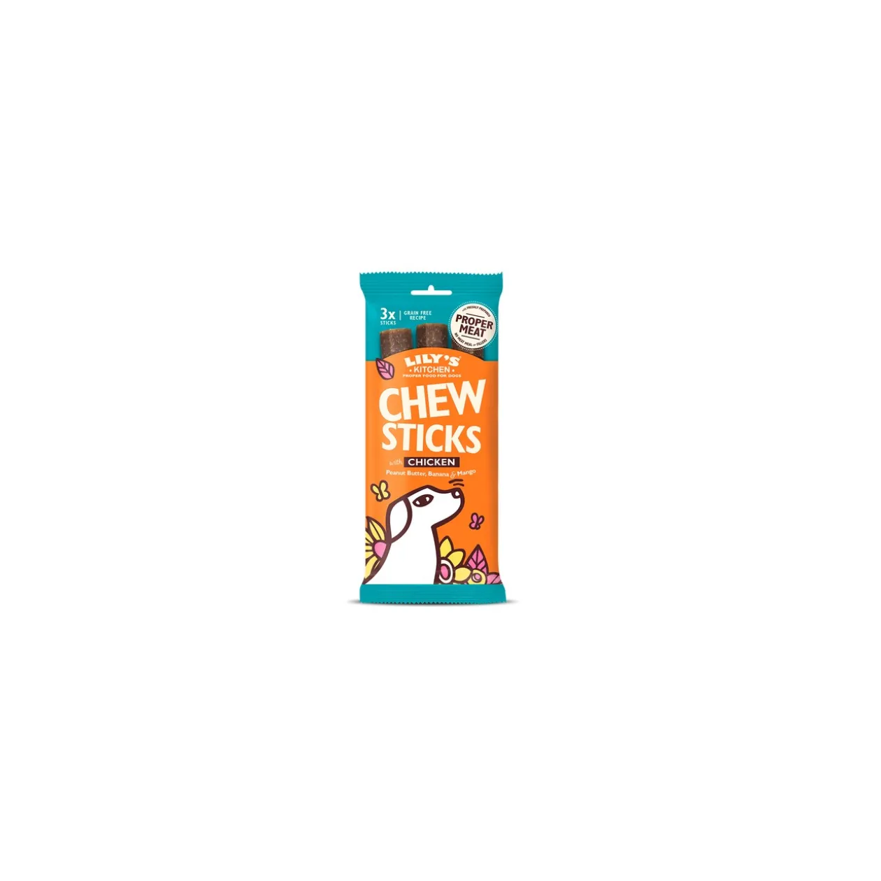 LILY'S KITCHEN Snacks à mâcher pour chien adulte Poulet 120 g