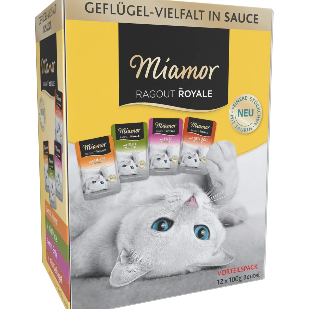 Miamor Ragout Royale, Multibox Sauce volaille 12 x 100 g
