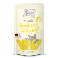 MjAMjAM nourriture humide pour chat adulte, bien-être os et articulations 12x125 g Bœuf