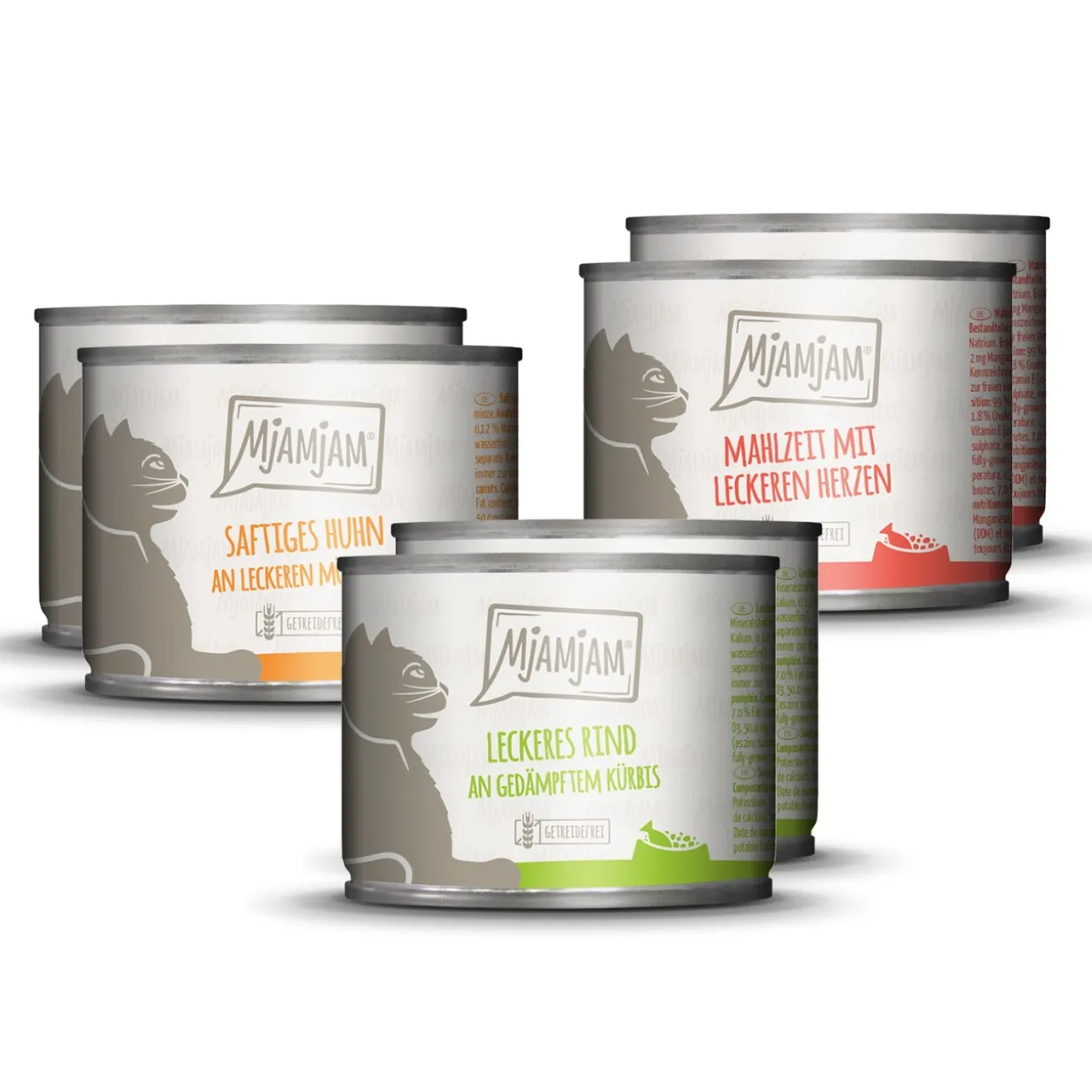 MjAMjAM nourriture humide pour chat adulte 6x200 g Pack mix 1