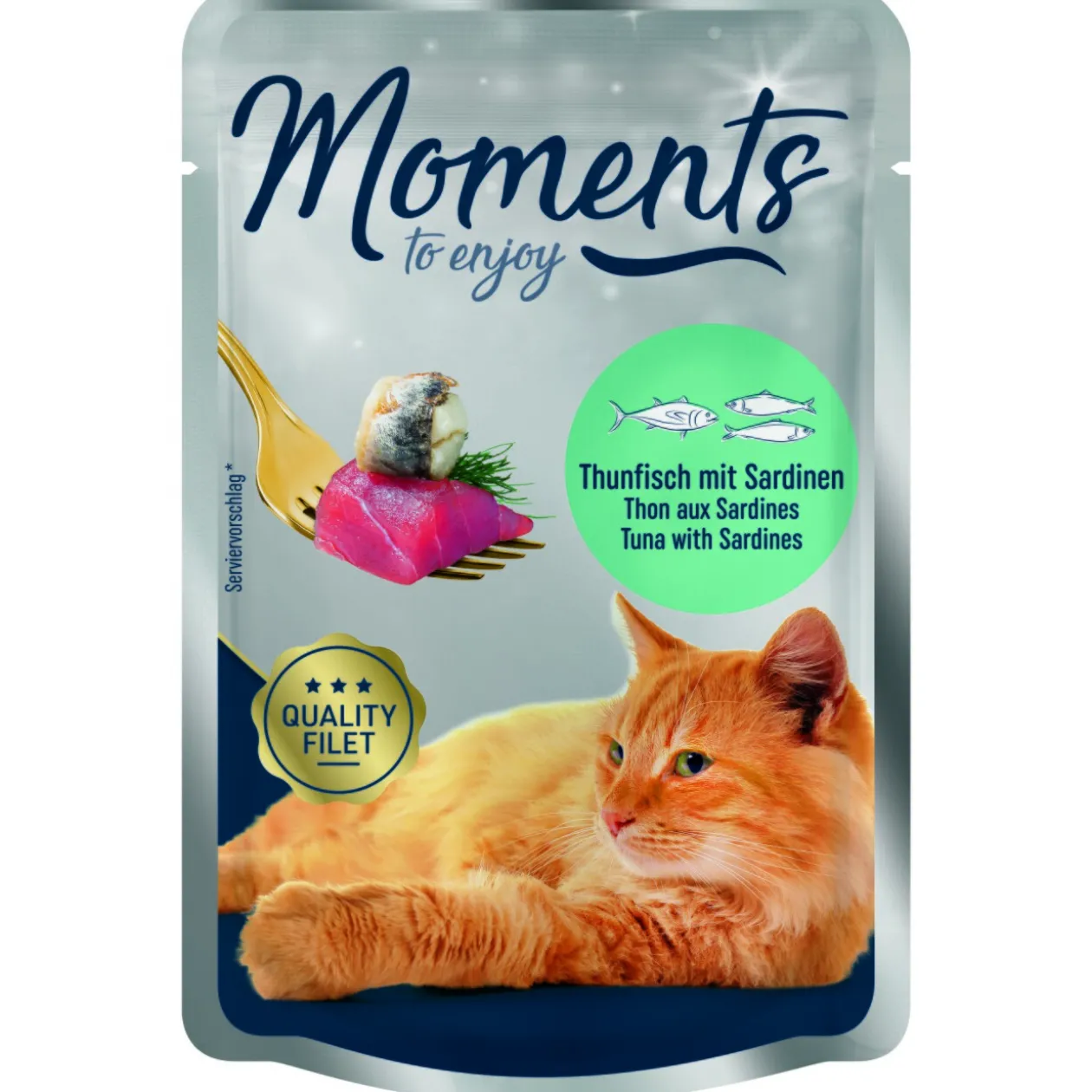 MOMENTS Adult Thon aux sardines : 12x70 g