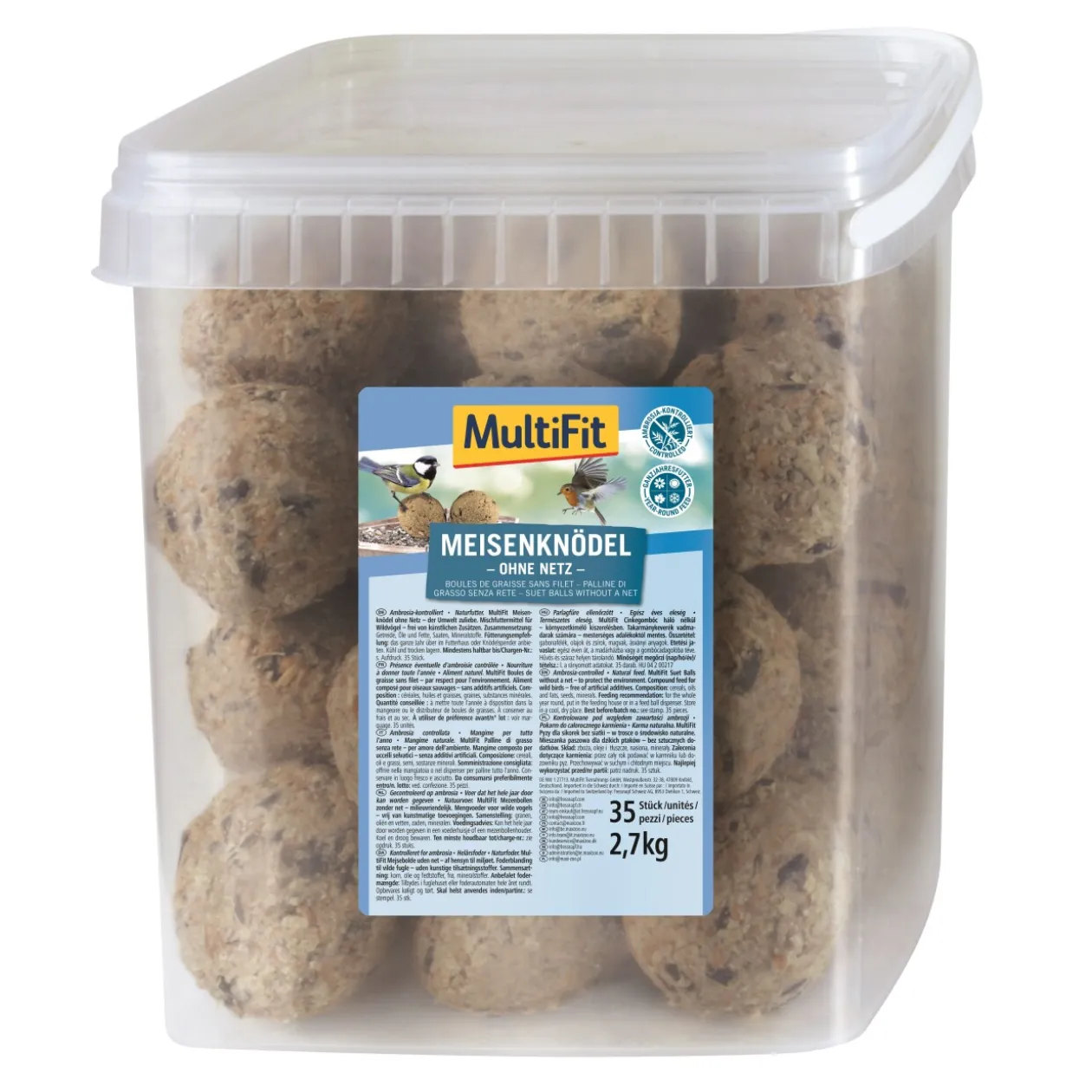 MultiFit 35 Boules de graisse sans filet