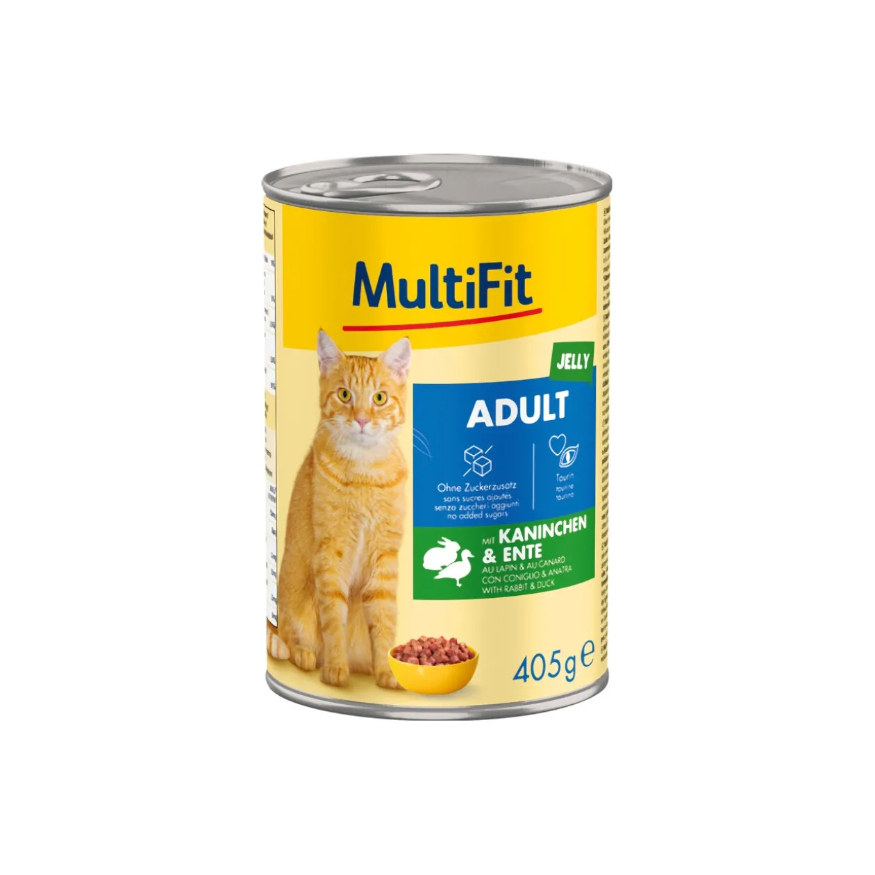 MultiFit Adult Jelly Lapin et canard 6x405 g