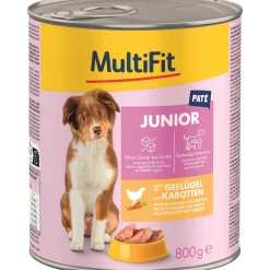 MultiFit Junior Pate volaille aux carottes 6x800 g