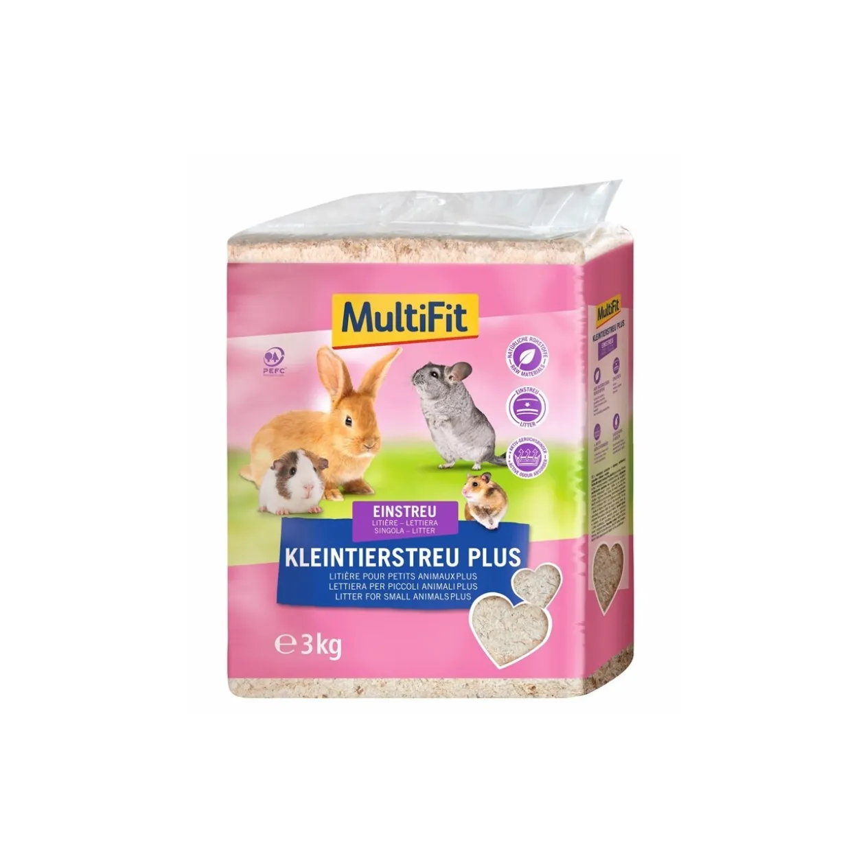 MultiFit Litière pour petits animaux Plus 3 kg