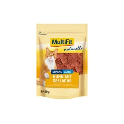 MultiFit naturelle poulet & cœur de saumon 4 x 50 g