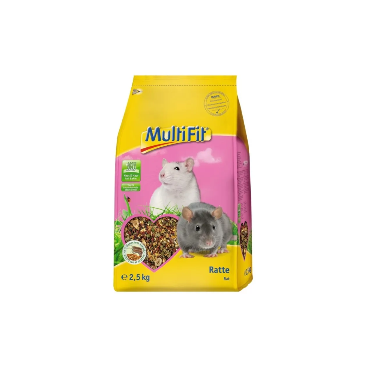 MultiFit Nourriture pour rongeurs pour rats 2,5 kg