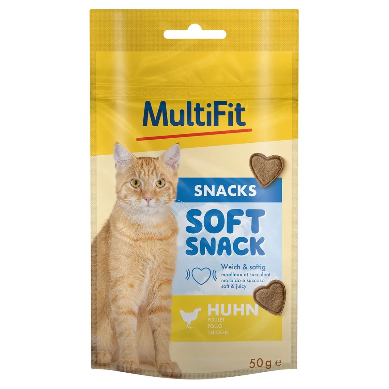 MultiFit Soft Snack 7x50 g Poulet