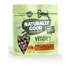 Naturally Good Veggies Snack d’entraînement Coeurs aux lentilles rouges 200 g