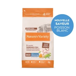 Nature's Variety Grains stérilisé Poissons Blancs 3kg